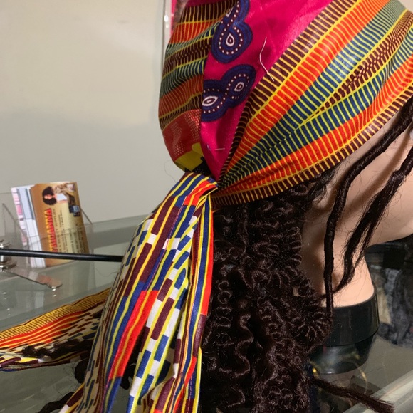 African Style Cloth Nurse Cap - Picture 1 of 3